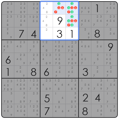 easy printable sudoku large print
